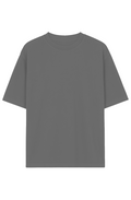 TRAUSTON Garment-Dyed Oversized Tee — Shadow, White & Mocha — product image 1