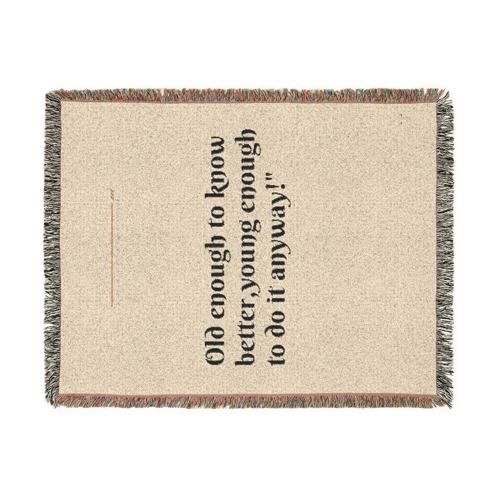Product image of TRAUSTON| Old Enough Woven Blanket by TRAUSTON