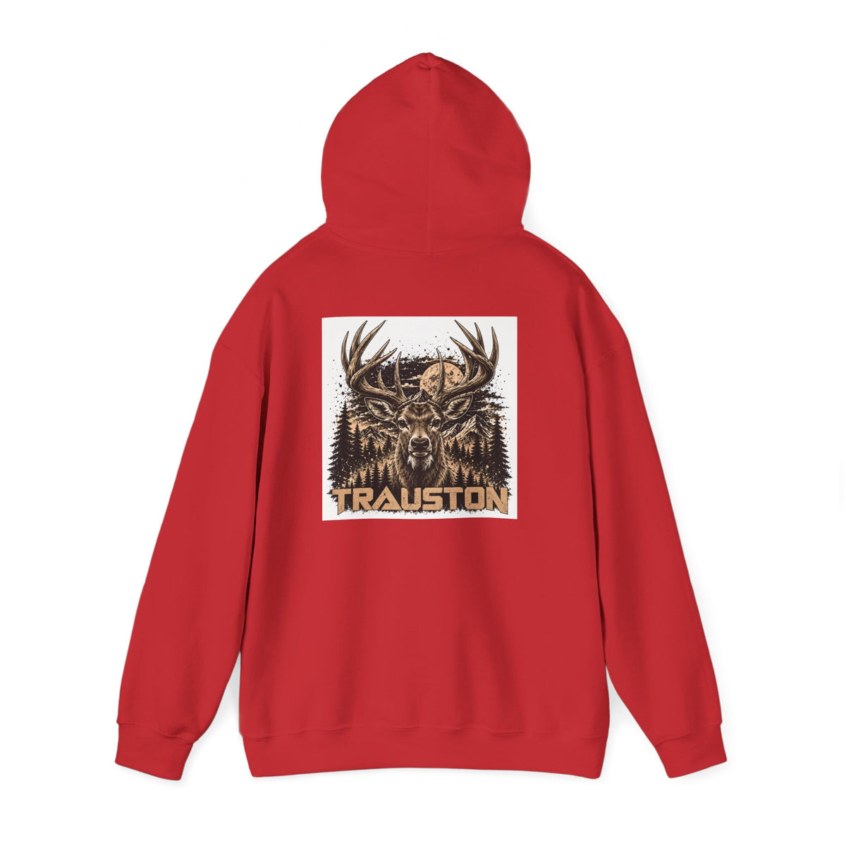 TRAUSTON | Deer Forest Back-Print Hoodie
