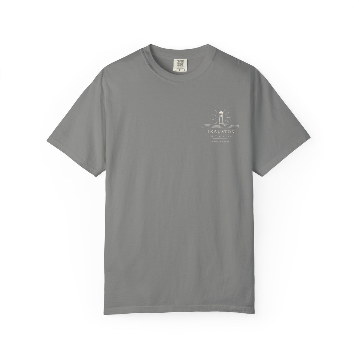 Salt and Light Garment-Dyed Tee — Light Graphic