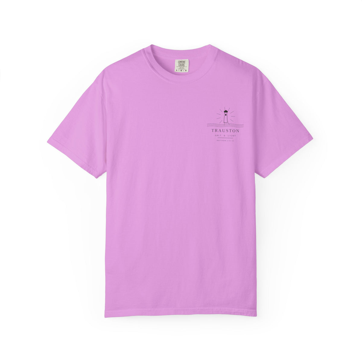 Salt and Light Garment-Dyed Tee — Dark Graphic