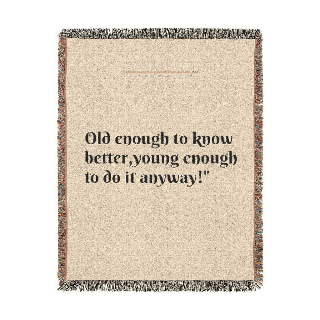TRAUSTON | Old Enough Woven Blanket